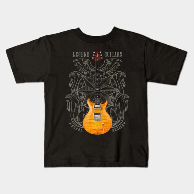 Electric guitar PRS Kids T-Shirt by Pepetto